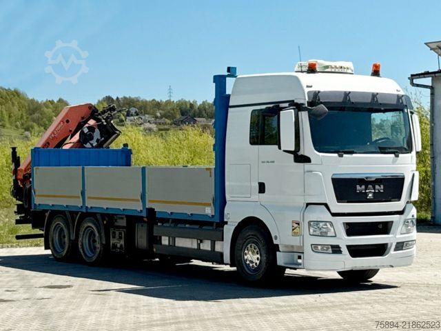 Kamyon üzerine monteli vinç MAN TGX 28.480 Pritsche 7,10 m+ PK 27002/FUNK * TOP