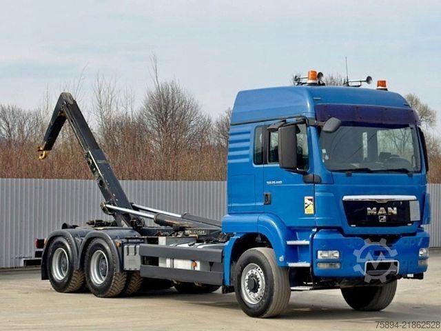 Kanca kasalı yük kamyonu (roll-off) MAN TGS 26.440 * Abrollkipper * 6x4 * TOPZUSTAND !