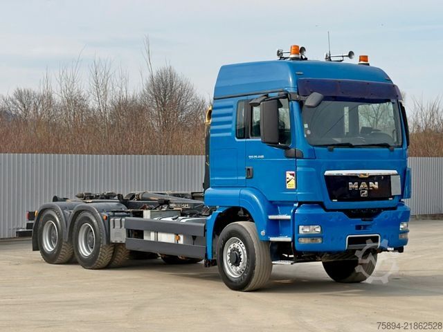 Kanca kasalı yük kamyonu (roll-off) MAN TGS 26.440 * Abrollkipper * 6x4 * TOPZUSTAND !