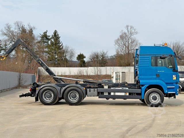 Kanca kasalı yük kamyonu (roll-off) MAN TGS 26.440 * Abrollkipper * 6x4 * TOPZUSTAND !