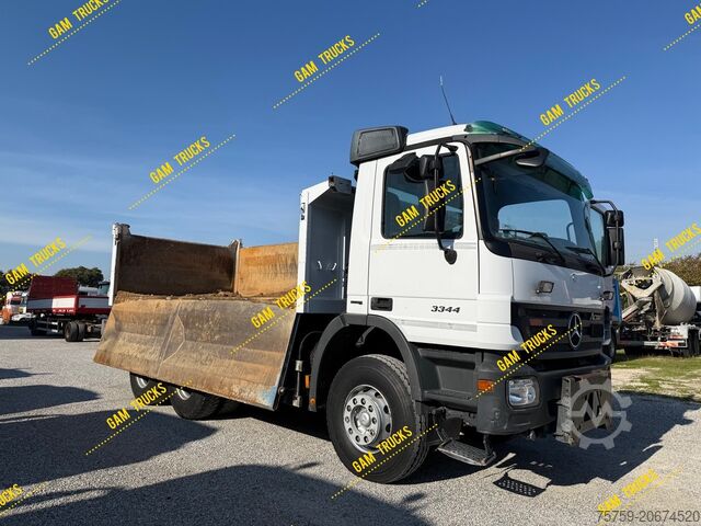 ανατρεπόμενο φορτηγό Mercedes-Benz Actros 3344 KIPPER 6x4 Bordmatik EU5