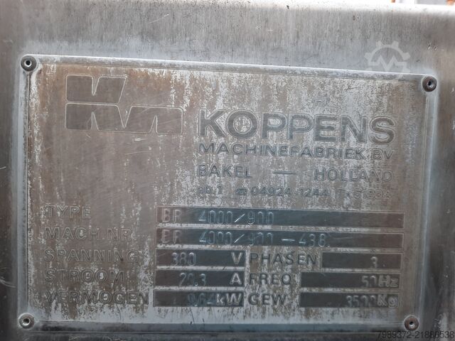 Frytownica Koppens Koppens BR 4000/900