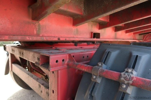 Open semitrailer RENDERS Baustoffpritsche Rollkran Kennis 14 aus 2010