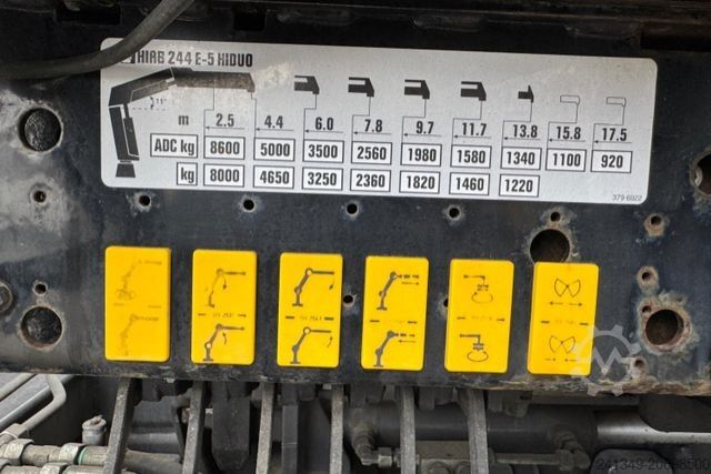 Truck mounted crane SCANIA G480 6x4 SWS KIPPER/KRAN/SZM HIAB244-5