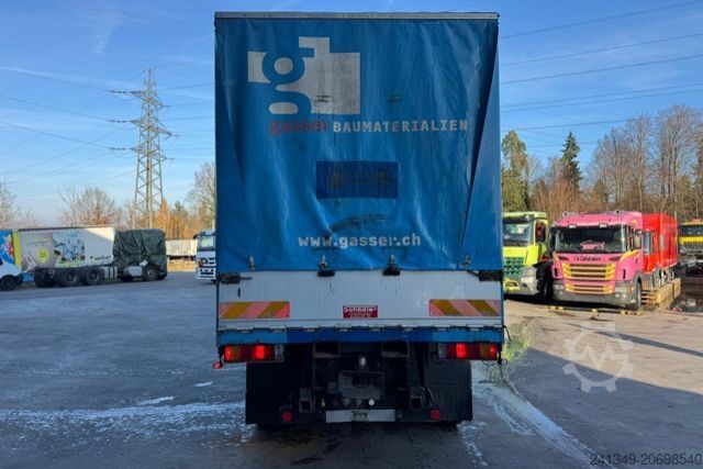 Flatbed truck with tarp MAN TGA 26.440 6x2