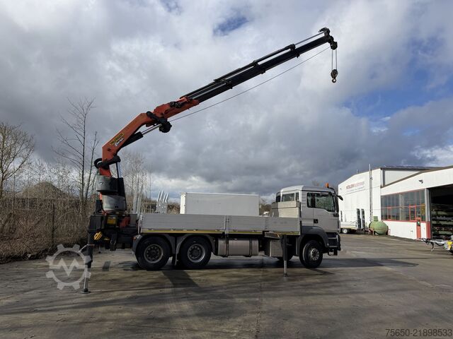 Düz kasa kamyon MAN Truck & Bus TGA08  TGS 26.440 6 x 4 BL mit Kran PK53002