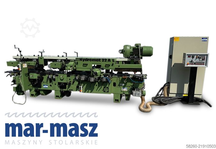 Vierseiten-Nasshobel WEINIG Hydromat 22 AL na 8 głowic