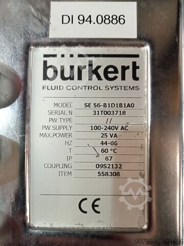 Misuratore di portata dei sistemi di controllo dei fluidi Burkert Buerkert