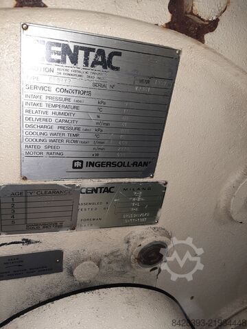 Centrifugaal luchtcompressor met droger Ingersol Rand Centac C60Mx2 Centrifugal