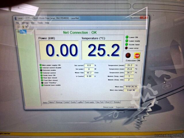 Máquina de corte a laser Bystronic BySprint 3015 Fiber
