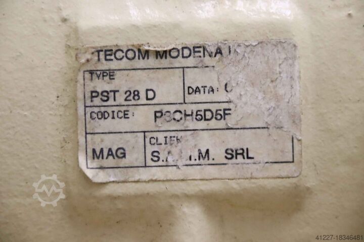 Drejeventil 1,5 kW 37 o/min Tecom Modena PST 28 D  8 flügelig