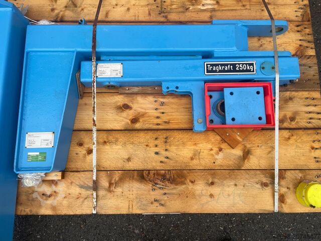 Column-mounted slewing jib crane with articulated arm Abus 250 Kg