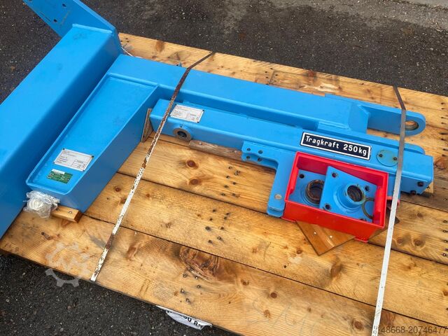 Column-mounted slewing jib crane with articulated arm Abus 250 Kg