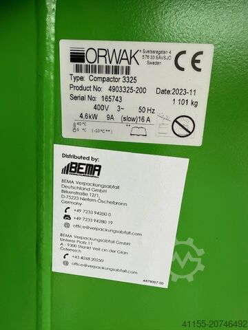 Belownica Ballenpresse ORWAK Compactor 3325