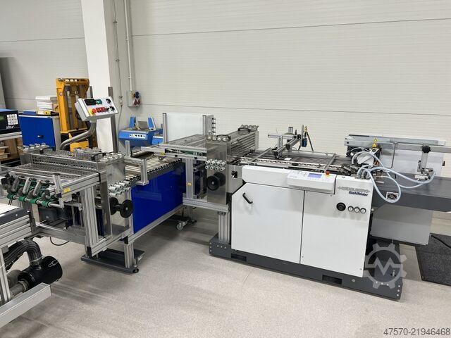 Maszyna do bigowania i składania Heidelberg Stahlfolder + Popp Maschinenbau SRT + MWS