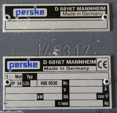 Frezen van motor voor rand verwerking van machines Perske KNS 21.05-2