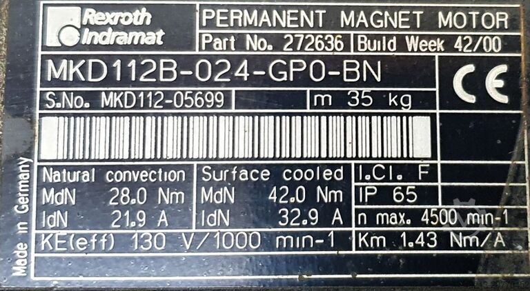 Rexroth Indramat MKD112B-024-GP0-BN