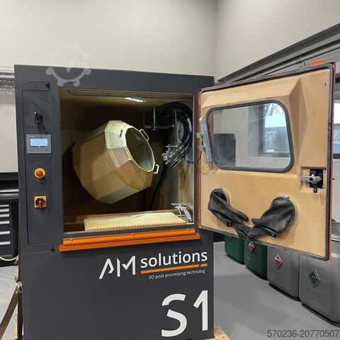 Rösler S1 sandblæsningsanlæg med drejekurv Rösler S1 Strahlanlage Drehkorb