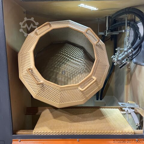 Rösler S1 sandblæsningsanlæg med drejekurv Rösler S1 Strahlanlage Drehkorb