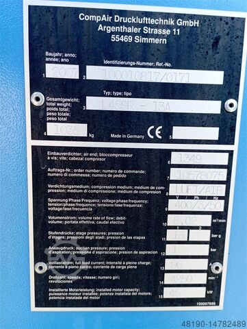 Kompresor za šrafove CompAir L45SR-13A