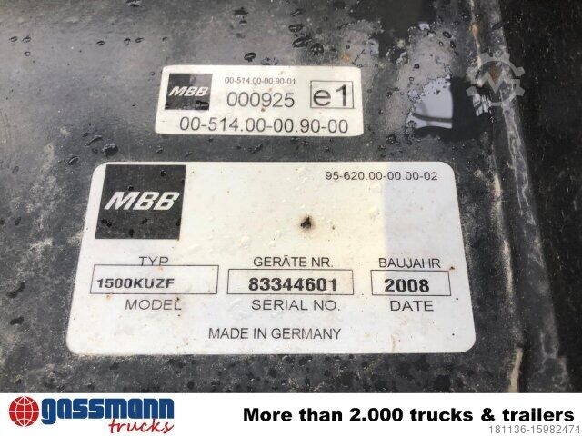 Poljoprivredna mašina Palfinger MBB 1500KUZF Ladebordwand unterfaltbar, 1,5t