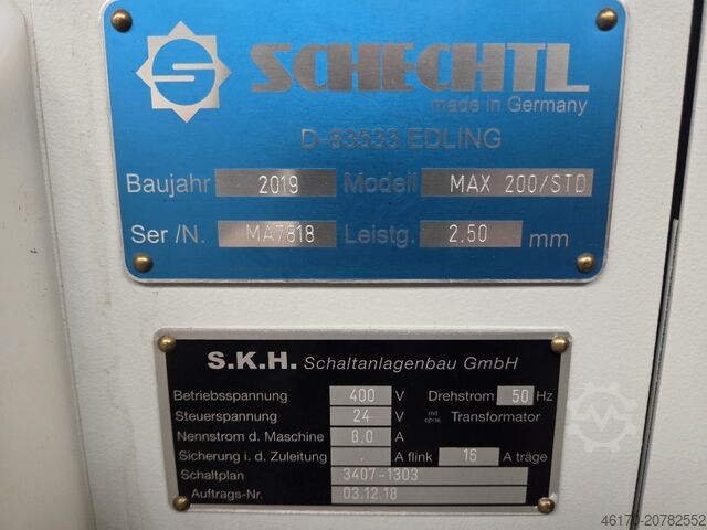 Schwenkbiegemaschine Schechtl MAX 200/STD