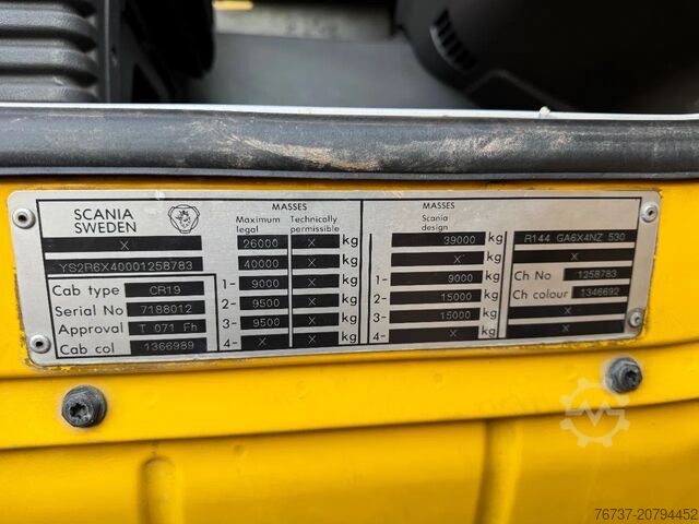 Carga pesada Scania R144-530 V8 **144G530-V8-FRENCH TRUCK**
