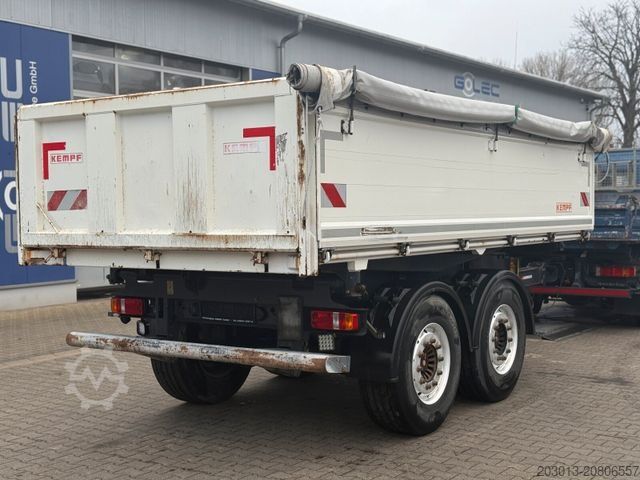 Tresidigt tippvagnssläp KEMPF THKD 18 Tandem Kipper Anhänger 2 Achse