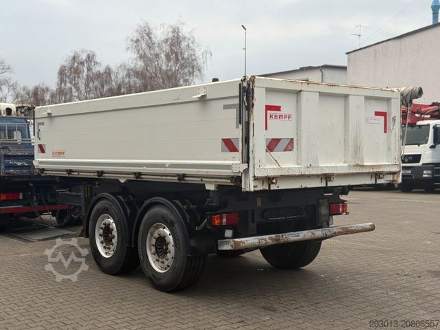 Tresidigt tippvagnssläp KEMPF THKD 18 Tandem Kipper Anhänger 2 Achse