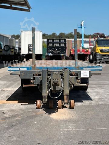 Remolque con chasis intercambiable MEILLER G18TS BDF Anhänger mit Plateau-Schlitten