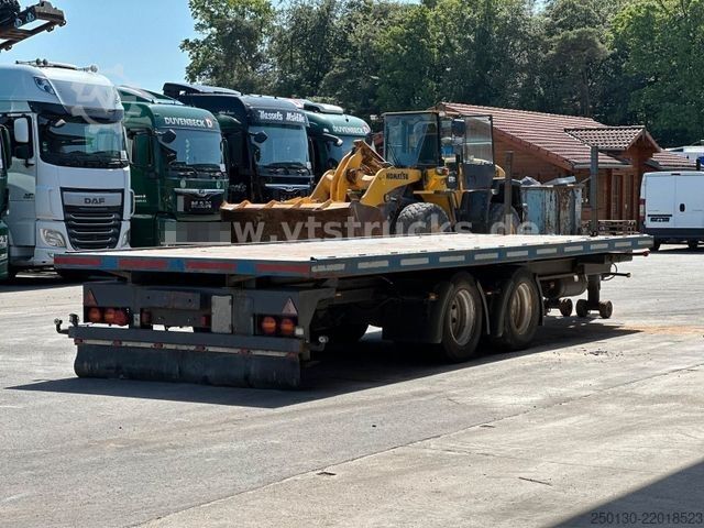 Remolque con chasis intercambiable MEILLER G18TS BDF Anhänger mit Plateau-Schlitten