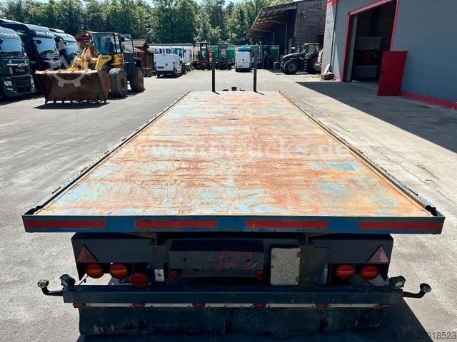 Remolque con chasis intercambiable MEILLER G18TS BDF Anhänger mit Plateau-Schlitten