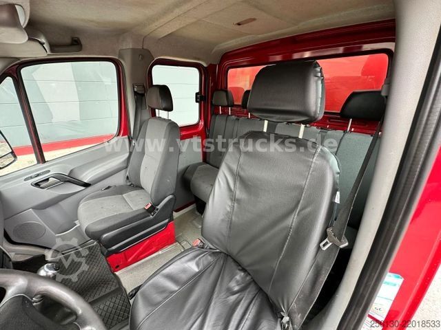 Gardinsided kassevogn VW Crafter 35 Doppelkabine Pritsche + Plane