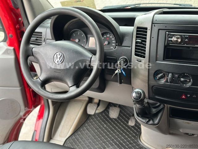 Gardinsided kassevogn VW Crafter 35 Doppelkabine Pritsche + Plane
