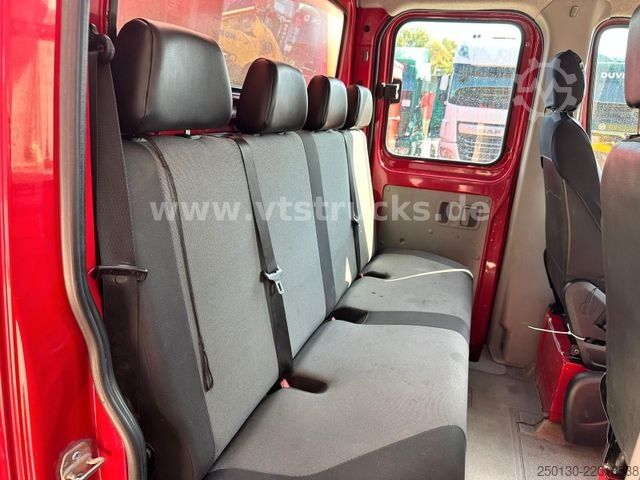 Gardinsided kassevogn VW Crafter 35 Doppelkabine Pritsche + Plane