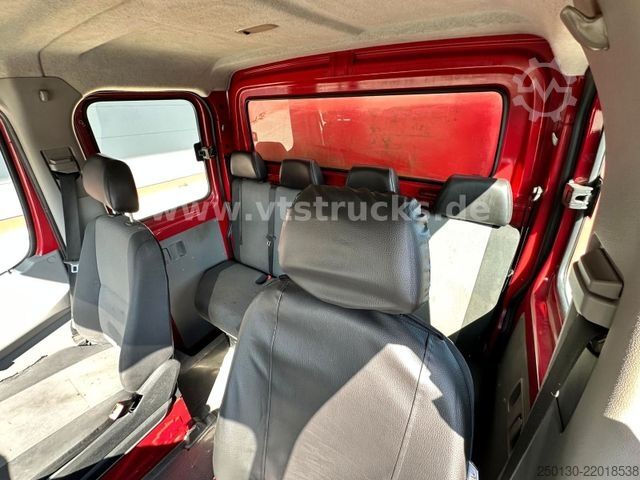 Gardinsided kassevogn VW Crafter 35 Doppelkabine Pritsche + Plane