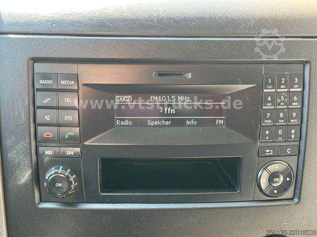 Gardinsided kassevogn VW Crafter 35 Doppelkabine Pritsche + Plane