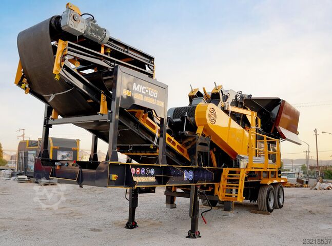 Jednostka krusząca FABO Mobile Impact Crusher Mobile Impact Crusher MIC-100