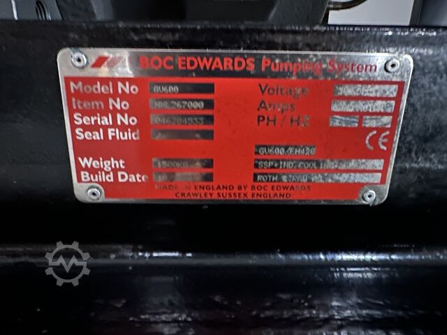 Vacuum pump BOC EDWARDS GV600 EH4200