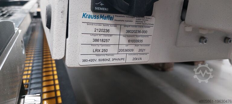 Spuitgietmachine KraussMaffei KM450/2000/750 GX W