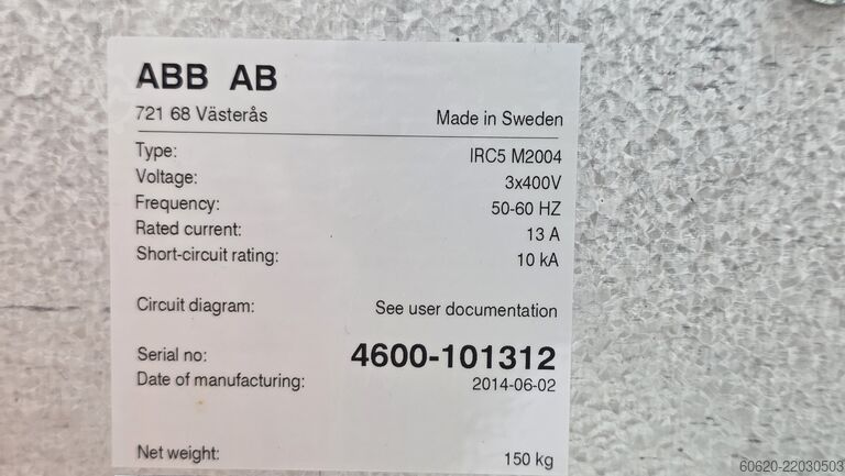Industrierobot ABB IRB 4600-60/2.05 ABB 2x IRB 4600-60/2.05 Type C