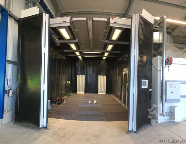 Strålehal med sugegulv, fx glasperler Fritz Sandstrahltechnik SH07045A