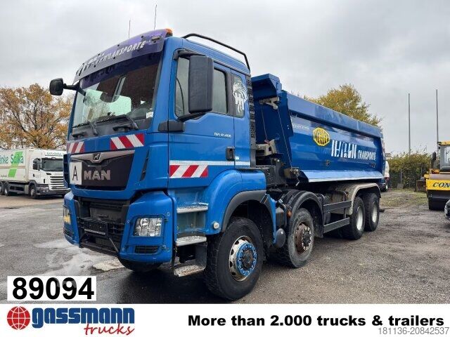 Special purpose truck MAN TGS 41.460 8x8 BB, Meiller Stahlmulde ca. 20m³