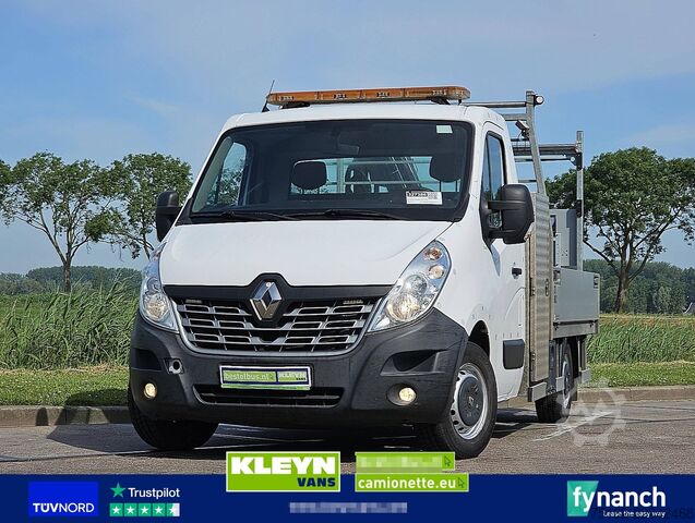 Camion à plateau avec grue RENAULT MASTER T35 HIAB T-CLX13 EURO6