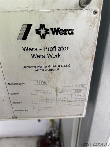 Frezarka do krawędzi zęba WERA VA 240-R