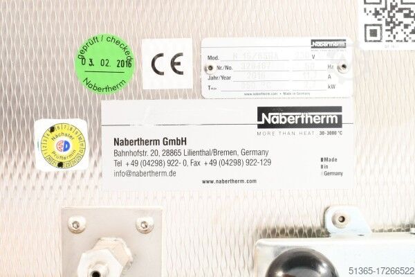 Moffelovens tot 650°C Nabertherm 328467