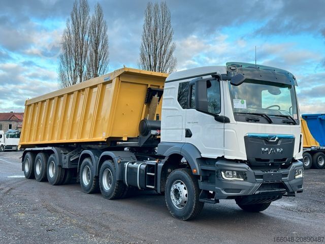 Standaard trekker MAN TGS 33.440 BBS 6X4 EUROMIX MTP Kipper-Auflieger