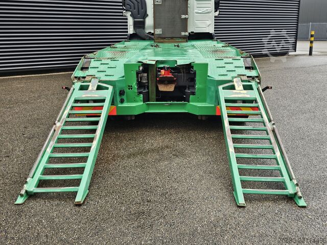 Bjærgningskøretøj Volvo FM 500 6x2 / MACHINE TRANSPORT / HYDRAULIC RAMPS.