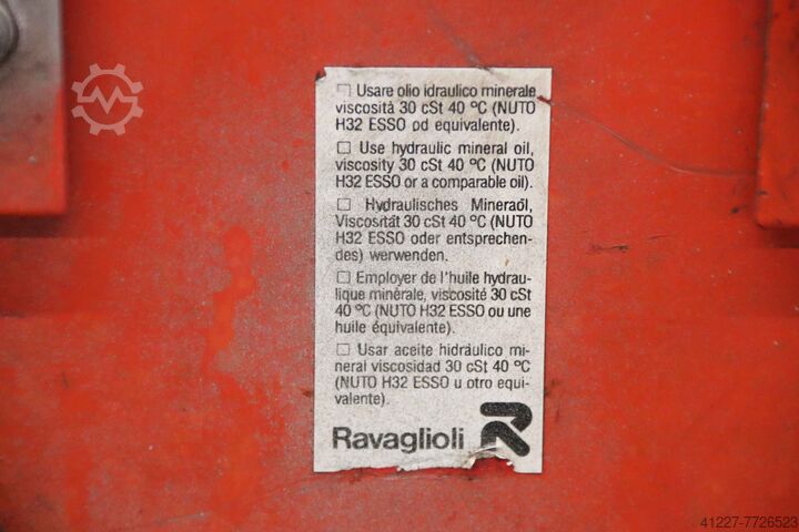 Podnośnik kanałowy RAV Ravaglioli Hubhöhe 240 mm