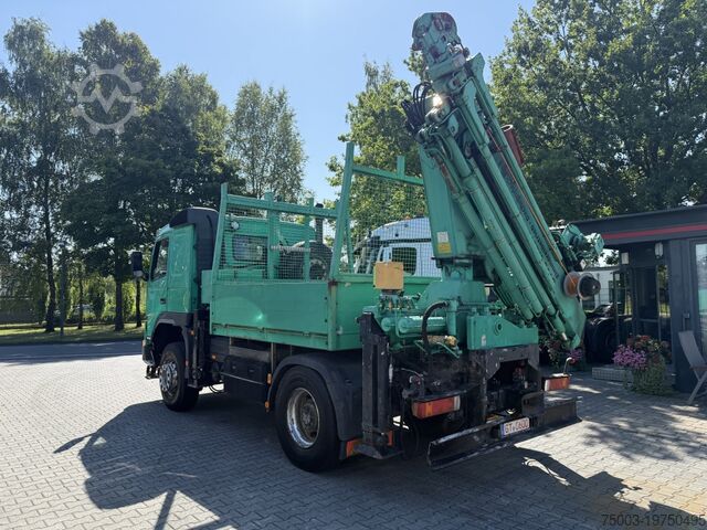 Macara montată pe camion Volvo FM12 420 4X4 Kran MKG 300 bis 24 Meter